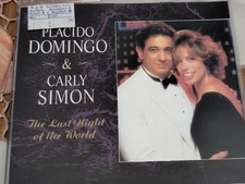 Placido Domingo & Carly Simon The last night of the world 1991 CD Single 2 Track