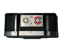 Zeiss-Ikon Contarex Kamerarückwand Wechselmagazin mit Lederköcher