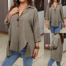 Übergröße Damen V-Neck