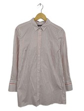 MARC O’POLO Tunikabluse Damen Bluse Gr. DE 38 wollweiß-rot Business-Look