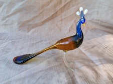 Murano Glas Figur Pfau aus den