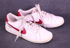 Nike Court Royale Damen  Sneaker Sportschuhe Gr. 38 weiß rot Valentine  BS778
