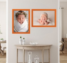 Orange Bilderrahmen A4 mehrere