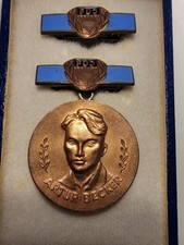 DDR Medaille Orden FDJ Artur Becker Sozialistische Zukunft der Jugend Badge C024