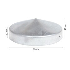 Pfostenkappe Rund Ø 81 mm