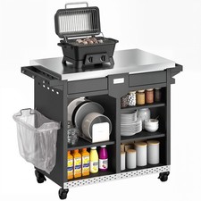 Grillwagen etagen grilltisch - grillwagen, 5-etagen