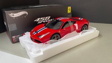 1:18, FERRARI 458 Speciale  HOT WHEELS  ELITE 1:18  read!