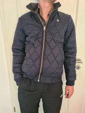 Dunkelblaue Steppjacke leichte