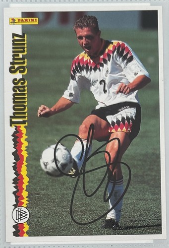 Thomas strunz autogrammkarte - thomas,