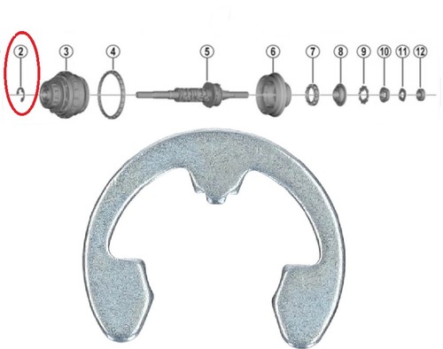 Shimano stoppring stopp ring - stoppring, stopp-ring