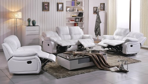 Sofagarnitur leder - 3+2+1,
