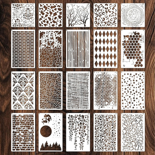 Kunststoff schablonen set - set, 20