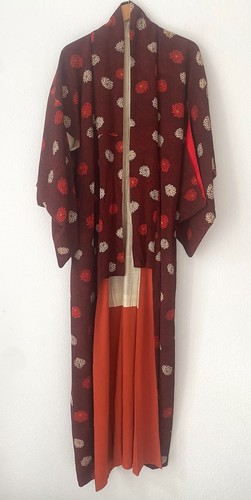 Japanisher seiden kimono - japanisher,