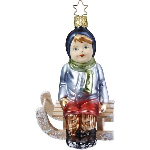 Christbaumschmuck glas junge - christbaumschmuck,