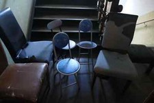 Sitzmöbel, Stühle, Hocker, 7 Stück, Party, Garten, Garage, ansehen