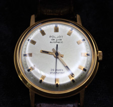 Vintage Herren Armbanduhr Automatisch Poljot de Luxe 29 Steine stoßfest
