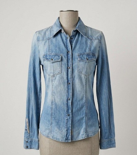 Guess damen jeanshemd xs - guess,