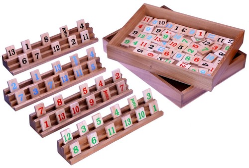 Rummy okey holzkasten - okey, im