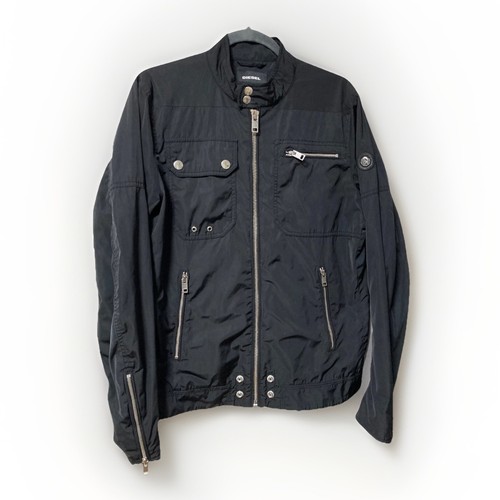 Diesel teflon zipper - teflon, biker