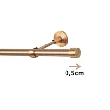 Gardinenstange 1 läufig 2