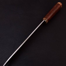 Mittelalter Arbeitsmesser Kelten Wikinger Hartholz Lederscheide MAQ1819