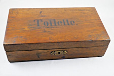 antike Holzschatulle /