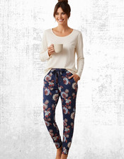 Damen Fat Face Pyjama Leggings