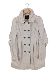 CREENSTONE Übergangsmantel Damen Mantel Gr. DE 36 wollweiß Casual-Look