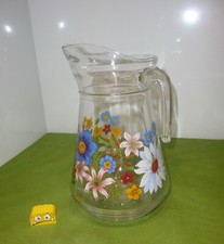 alte Glas  Karaffe Krug