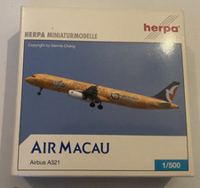 Herpa Wings 508865 Air Macau Airbus A321 1/500 Sammlung Selten