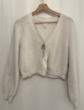 Damen strickjacke weiß - h&m,