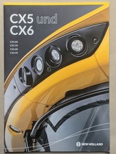 NEW HOLLAND CX5 und CX6 CX6.90 CX5.90 Mähdrescher Prospekt Traktor Schlepper