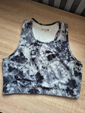 Sport- Bustier schwarz-weiß