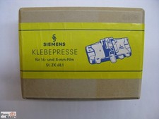 Schmalfilm Klebepresse 16 + 8 mm Siemens (Sf.ZK 68.1) Nassklebepresse Normal 8 