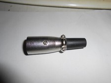 Mikrofon-Stecker XLR 3-polig Metall  mit Zugentlastung