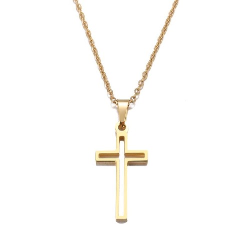 Kreuz anhänger halskette - kreuz,