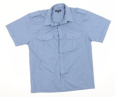 Leichtes blaues kurzärmliges