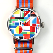 CONCENTRIC-WATCH Automatic Farbenfrohes 41mm Armbanduhren Unikat #003/200