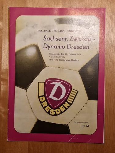 Programmheft 1978 dynamo - programmheft,