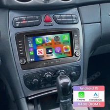 7" Android 15 Autoradio GPS Für Mercedes Benz C/CLK/G Klasse W203 W209 W463 Vito
