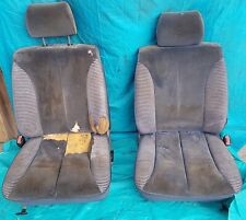 MERCEDES-BENZ W126 SE SEL Vordere SITZ Sitze vorne Blau Stoff Links und Rechts