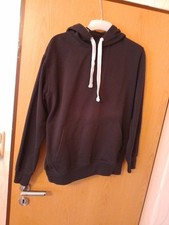 Kapuzensweatshirt schwarz Gr