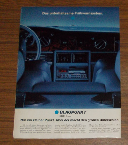 Seltene werbung blaupunkt - seltene,