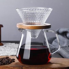 Pour Over Kaffee Tropfer Glas