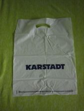 Plaste Tüte Tasche Beutel - KARSTADT weiß blau - Sammlungsauflösung
