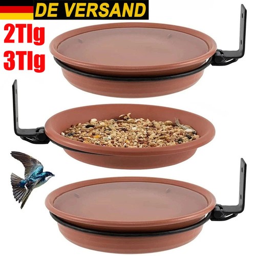 3er set vogeltränke vogelbad - 3er,