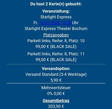 Starlight Express Bochum