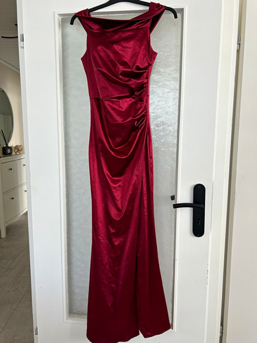 Damen satin abendkleid - damen,