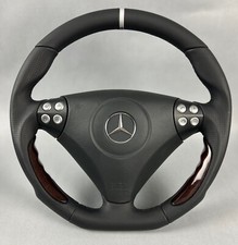Sport Lenkrad Holz Vavona Mercedes Designo SLK R171 C W203 Brabus Style 12H Neu