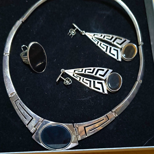 925 silber schmuckset - silber,